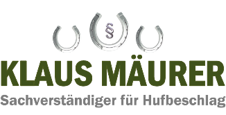 Klaus Mäurer - Sachverständiger für Hufbeschlag